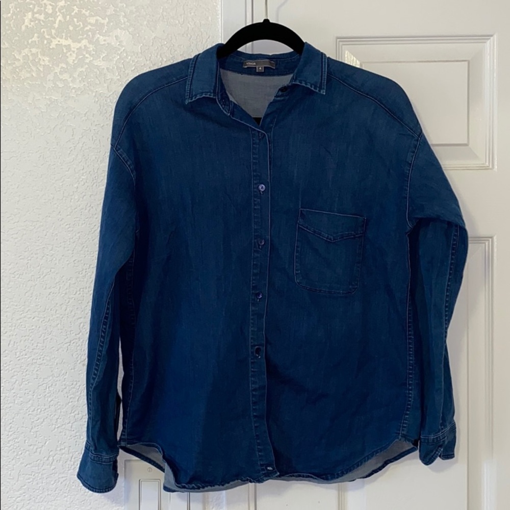 Vince denim blouse